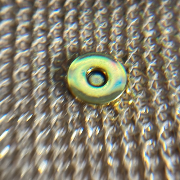 Muche Et Muchette Woven Gold Clutch - Picture 6 of 11